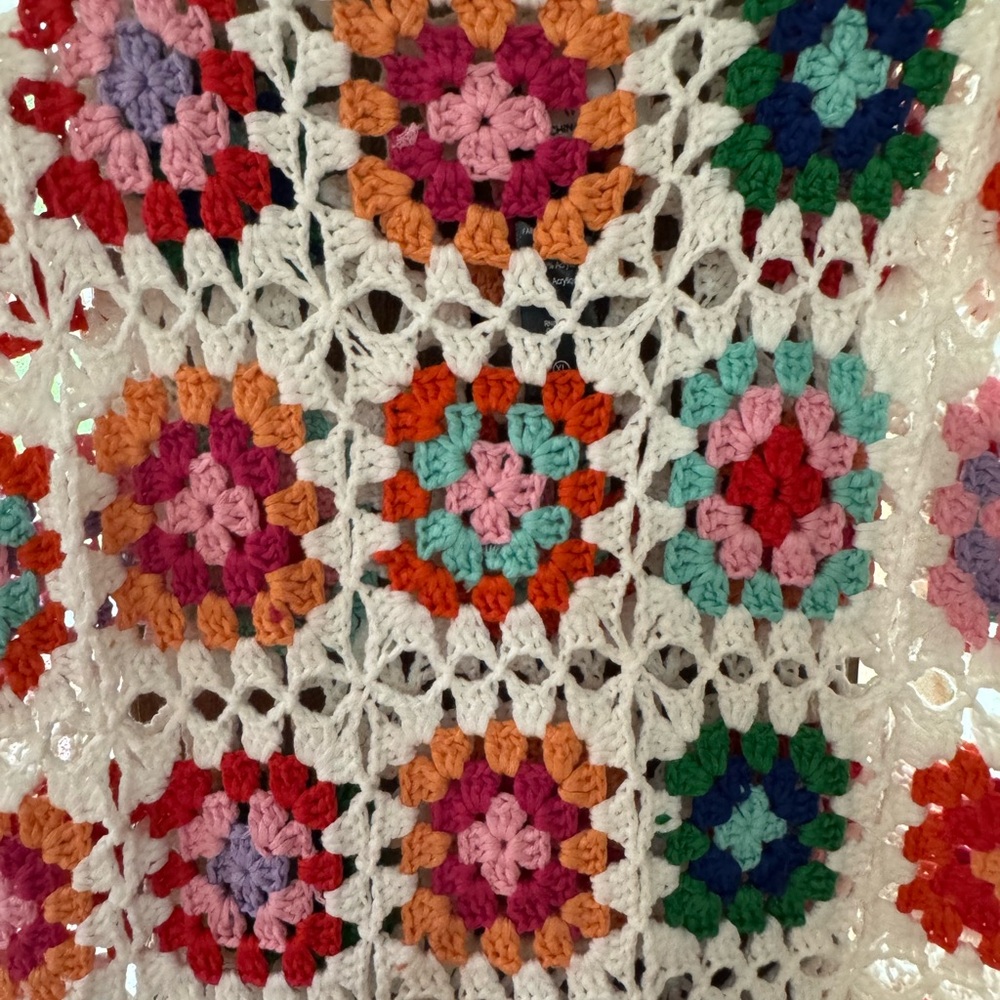 Colorful Crochet Pattern Dress - Picture 6 of 6